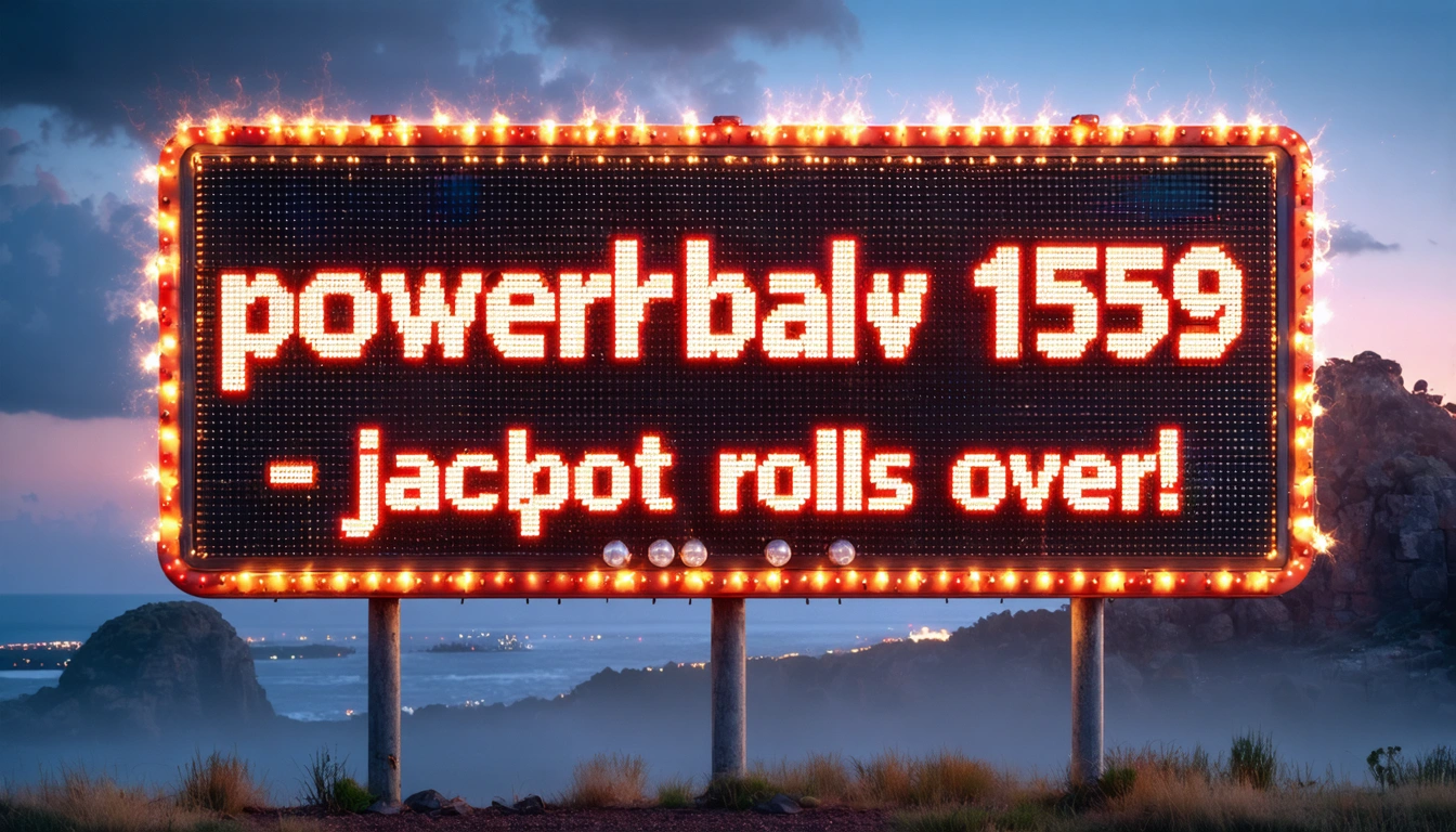 Powerball Draw 1559 Yields No Division One Winner, Jackpot Rolls Over