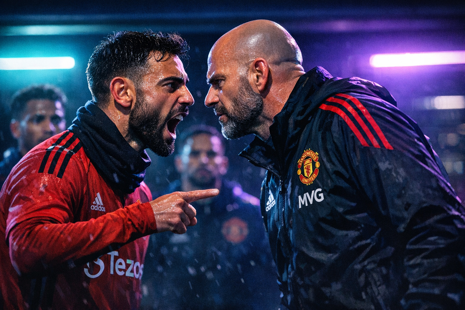 Bruno Fernandes Reveals Intense Training Clashes with Mitchell van der Gaag