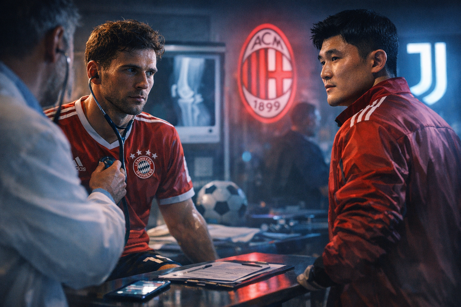 Juventus and AC Milan Prepare to Vie for Bayern Munich's Goretzka and Kim Min-jae